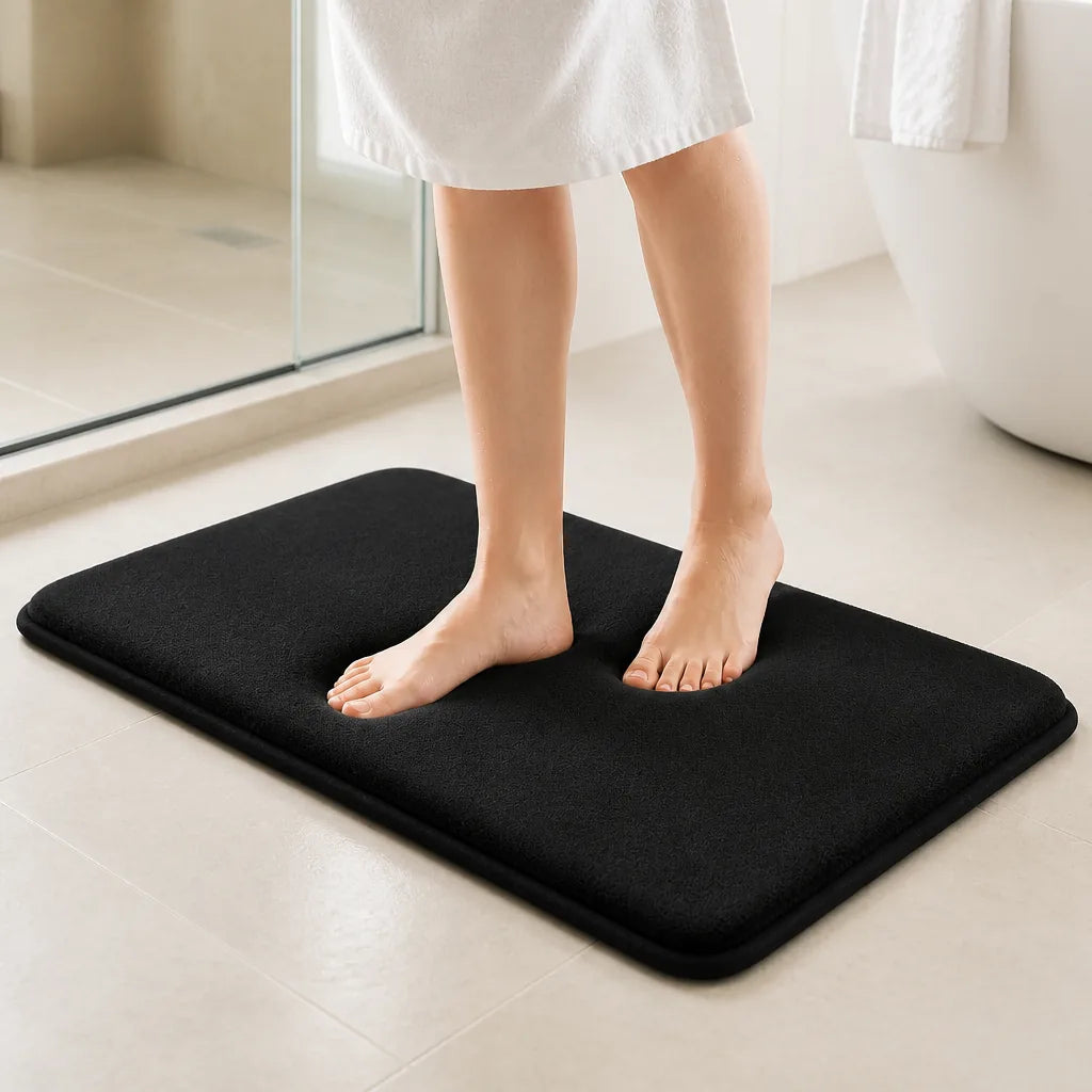 Tapis De Bain Gris Anthracite