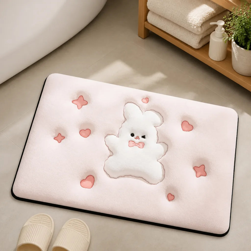 Tapis de bain humoristique