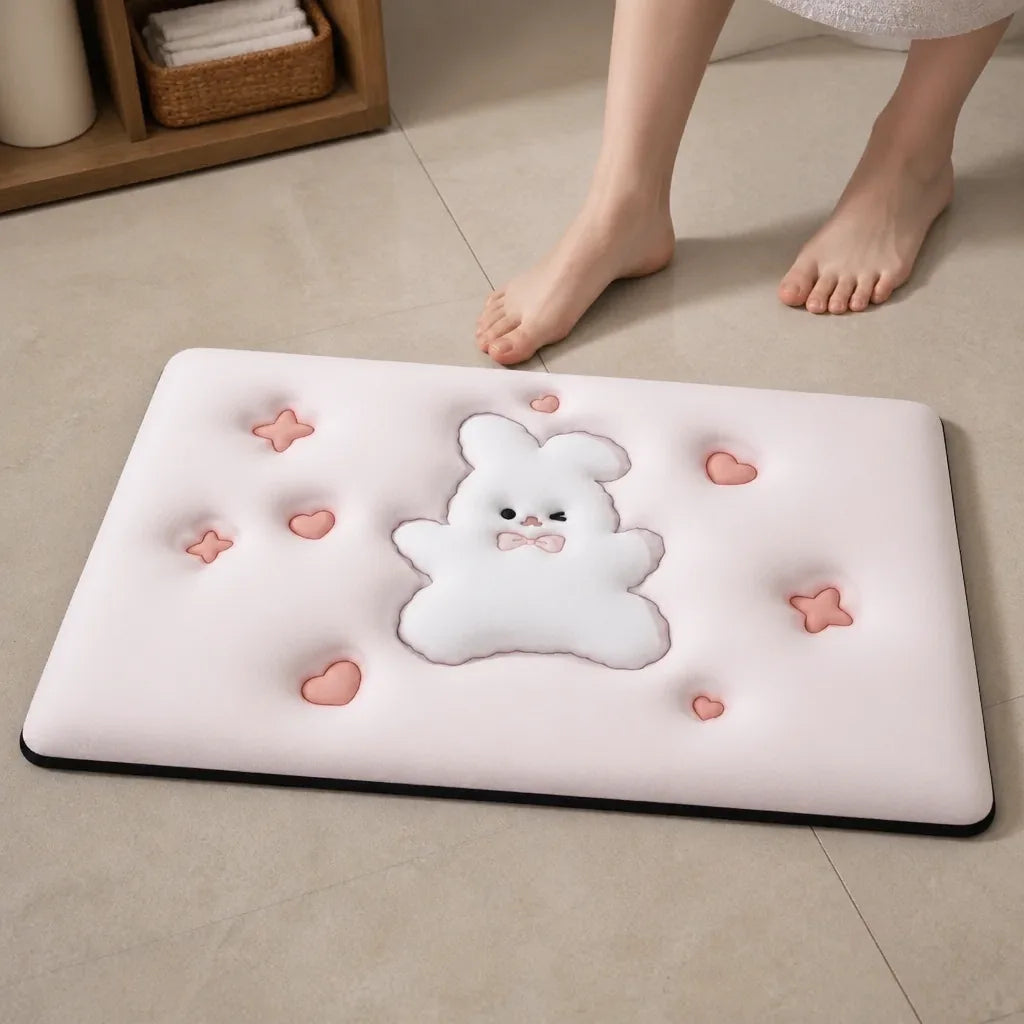 Tapis de bain humoristique