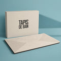 Tapis de bain ivoire