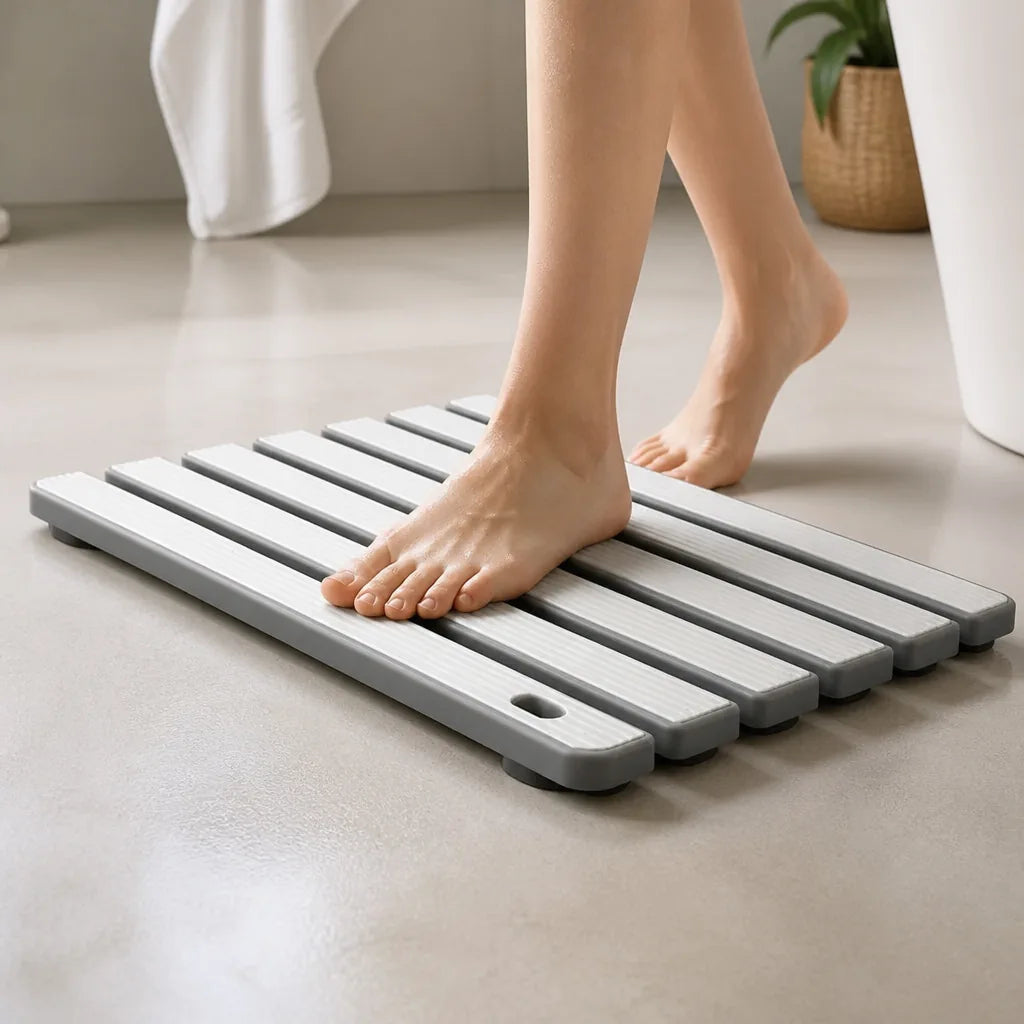 Tapis de bain japonais pliable