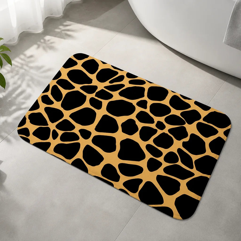 Tapis de bain léopard
