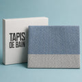 Tapis de bain lin