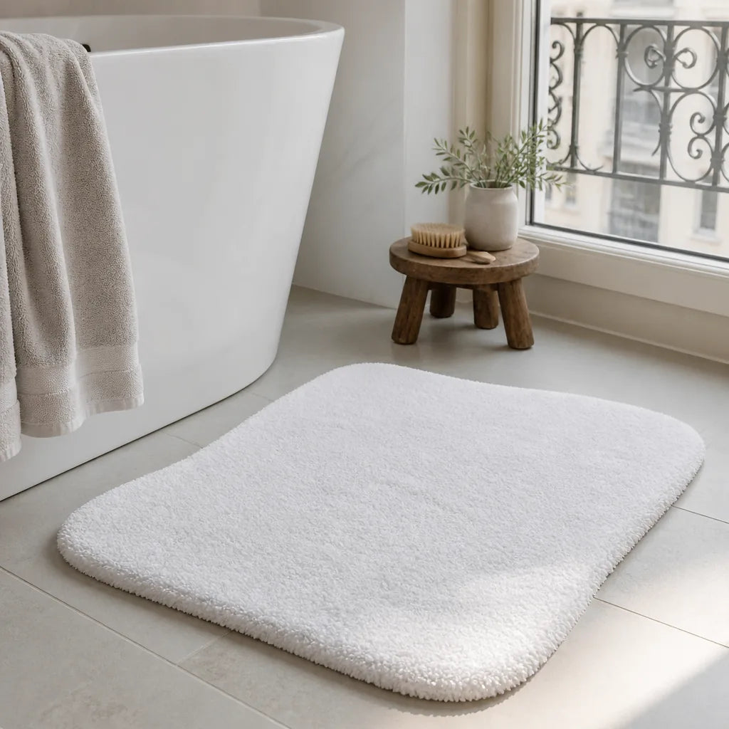 Tapis de bain moelleux