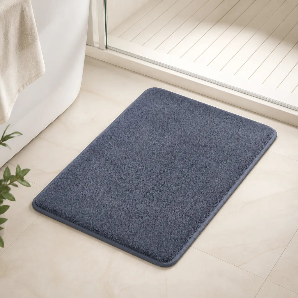 Tapis De Bain Motif Gouttes D'Eau Antidérapant