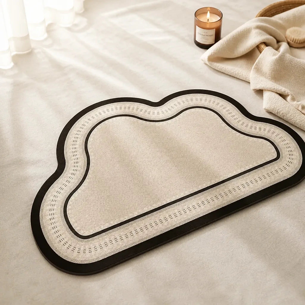 Tapis de bain nuage