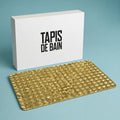 Tapis de bain or
