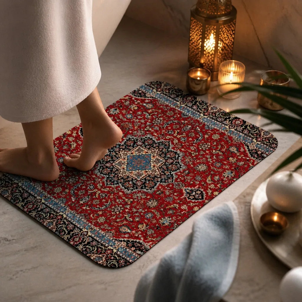 Tapis de bain oriental