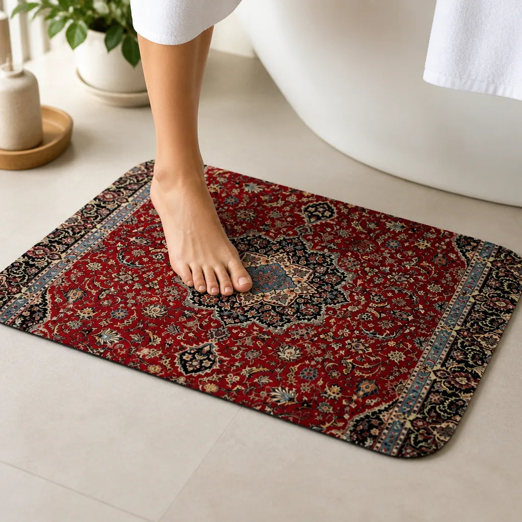 Tapis de bain oriental