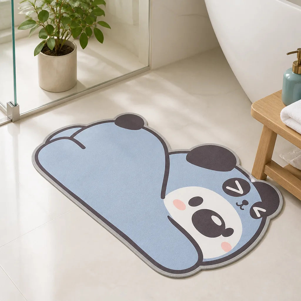 Tapis de bain panda