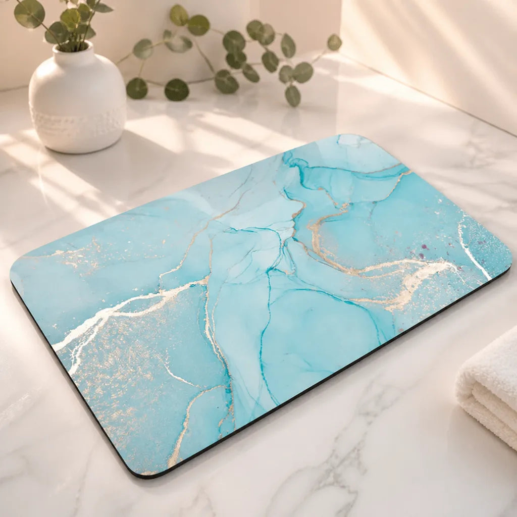 Tapis de bain pastel