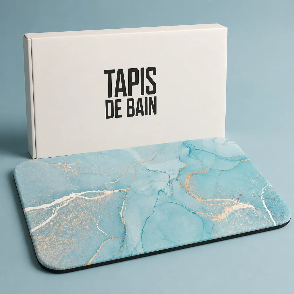 Tapis de bain pastel