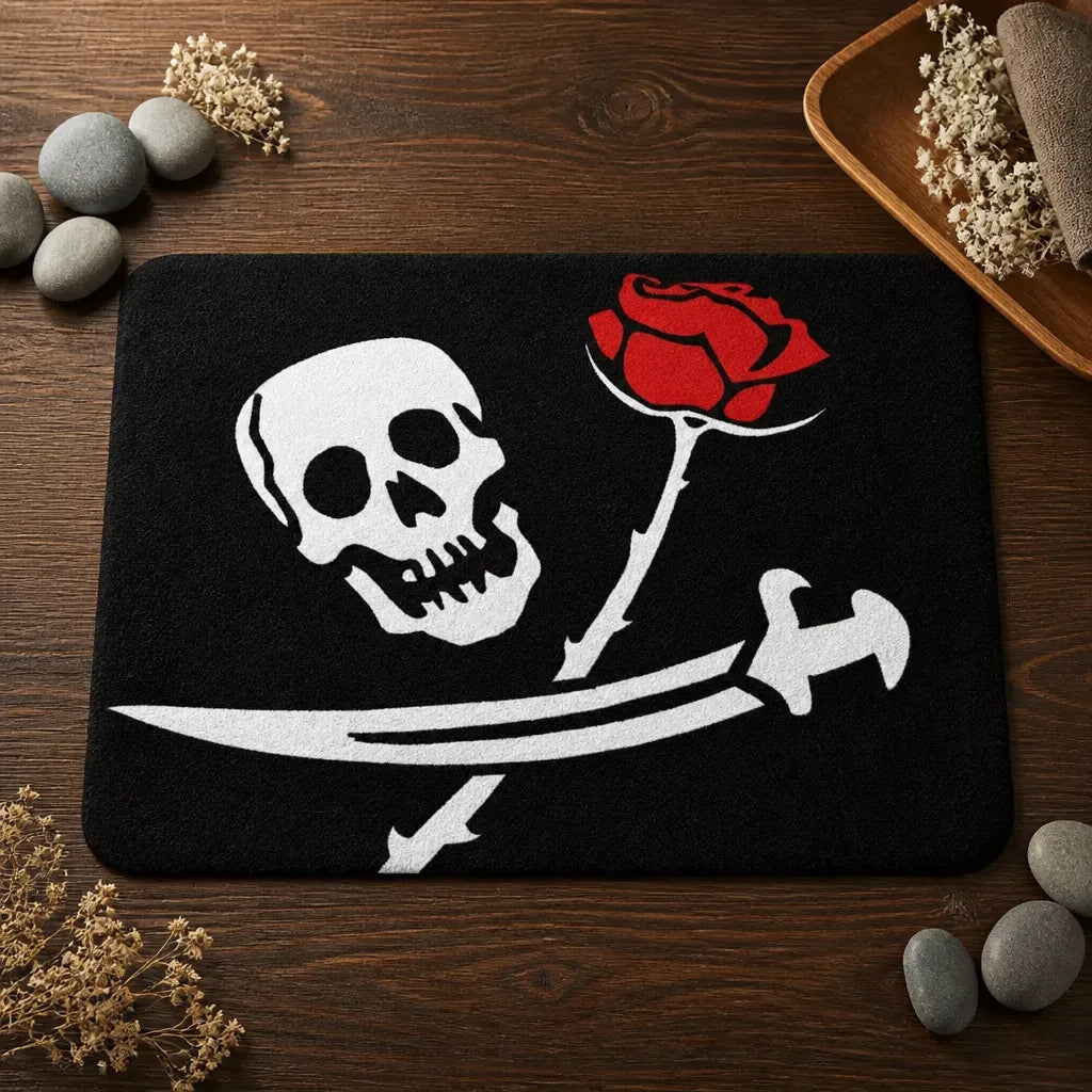 Tapis de bain pirate