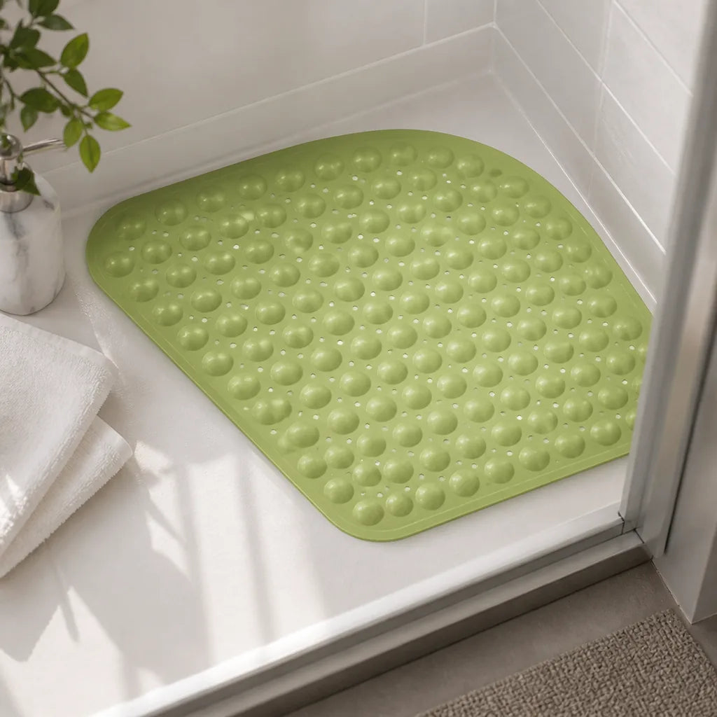 Tapis de bain pour baignoire d'angle