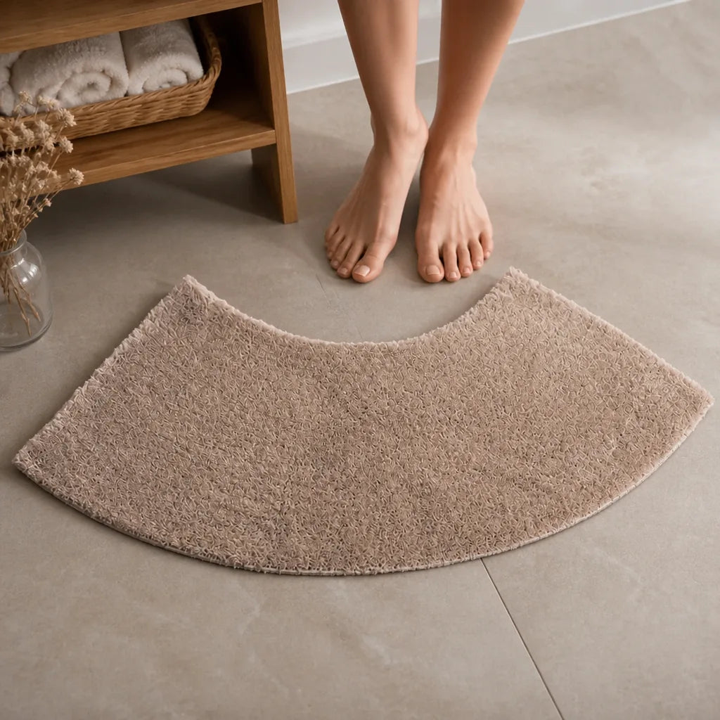 Tapis de bain pour douche d'angle