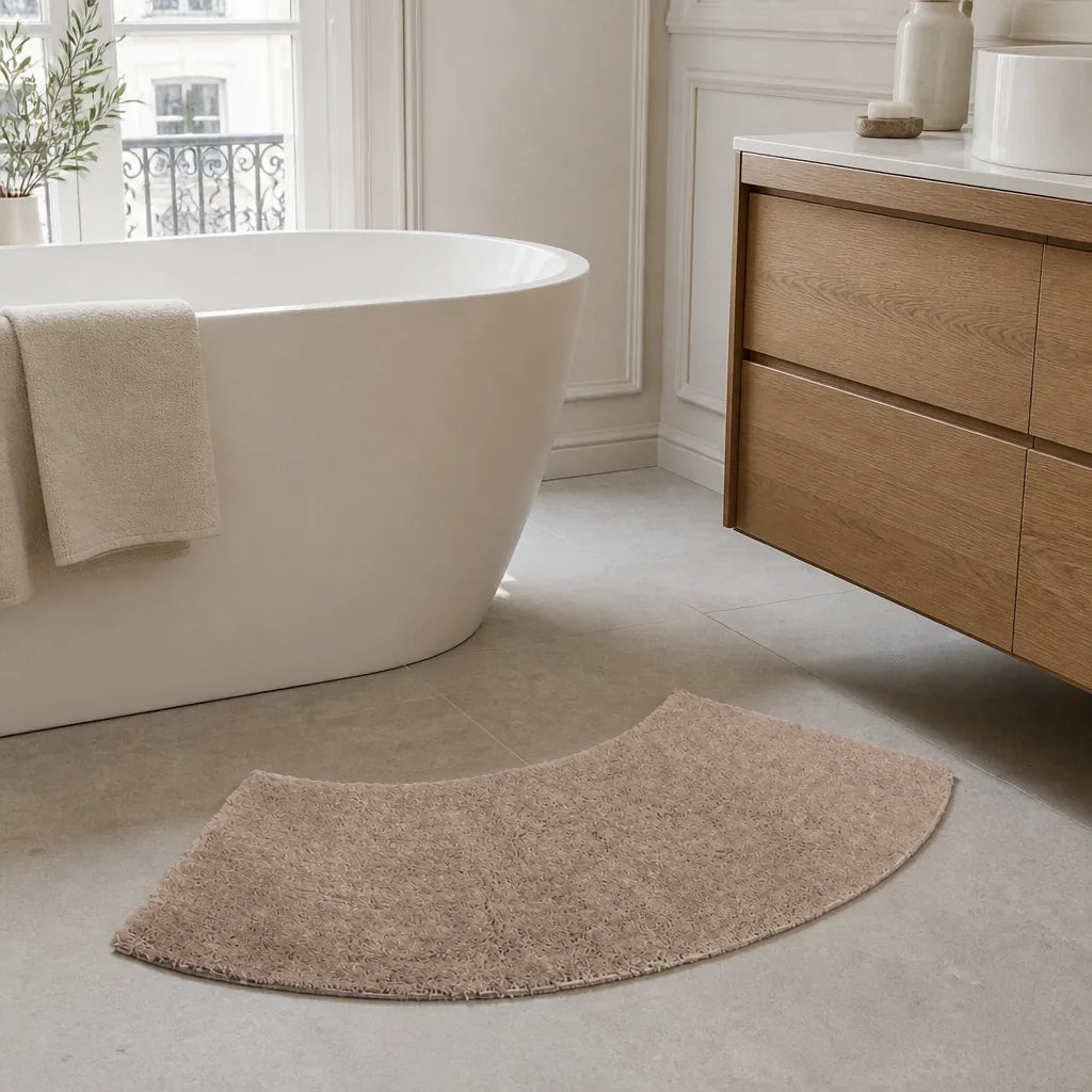 Tapis de bain pour douche d'angle