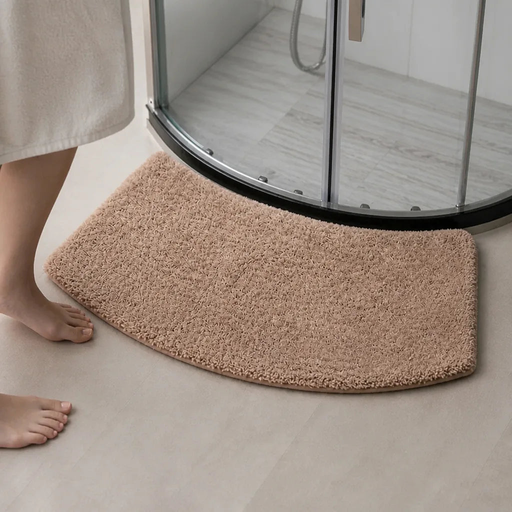 Tapis de bain pour douche d'angle