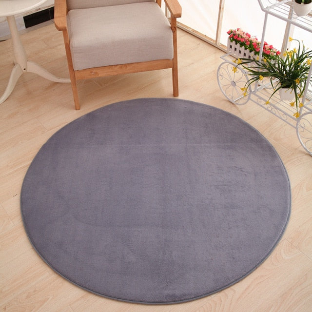 Tapis de bain rond