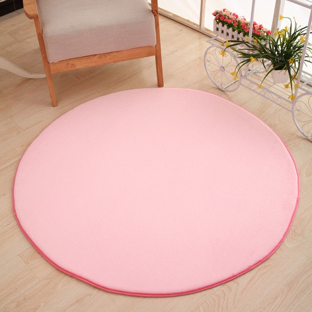 Tapis de bain rond