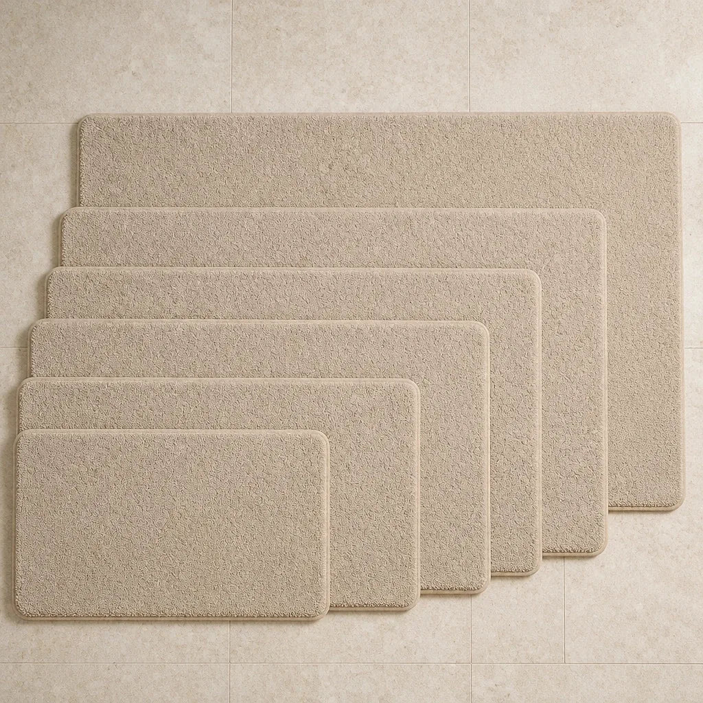 Tapis de bain taupe