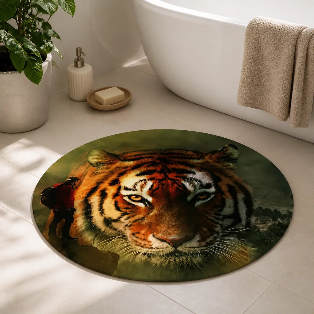 Tapis de bain tigre