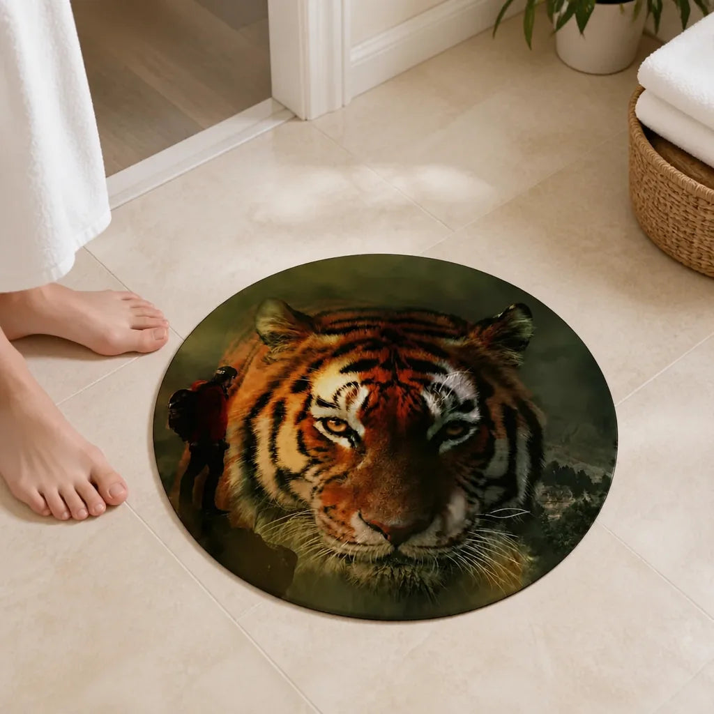 Tapis de bain tigre