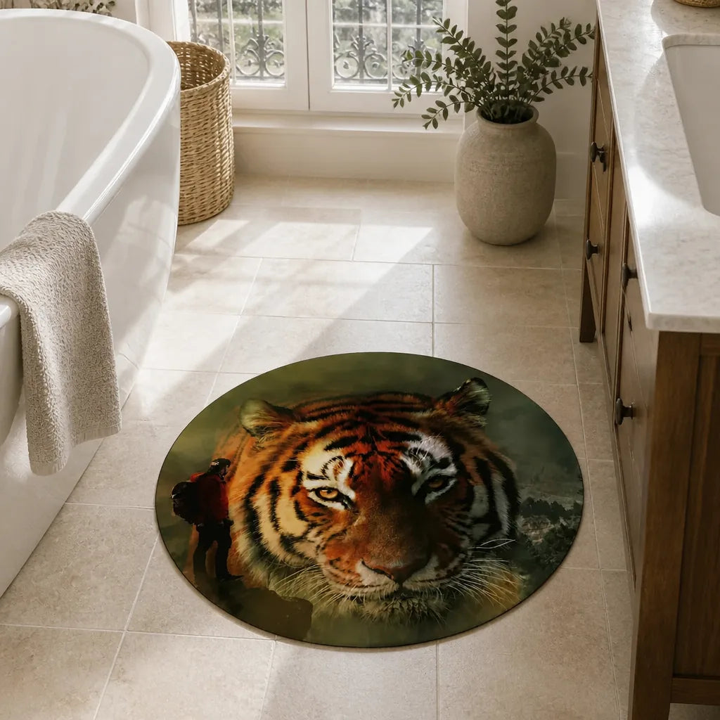 Tapis de bain tigre
