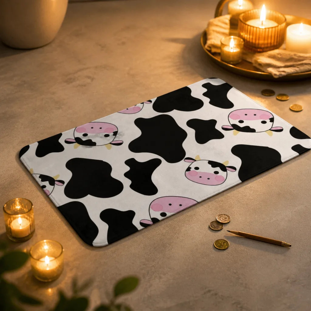 Tapis de bain vache