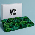 Tapis de bain vert foret tapis de bain