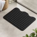 Tapis De Bains Antidérapant Gris Argent En 90Cm