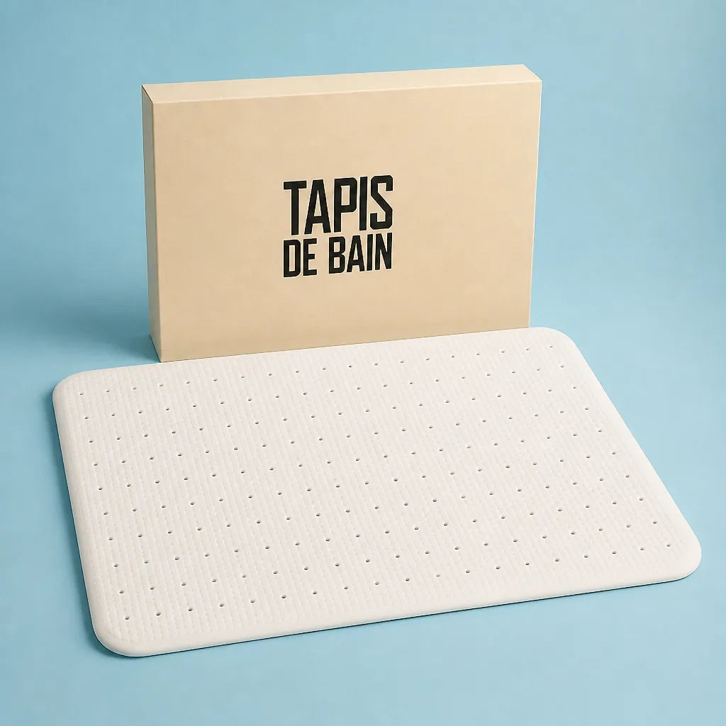 Tapis De Fond De Baignoire Antidérapant Fibre