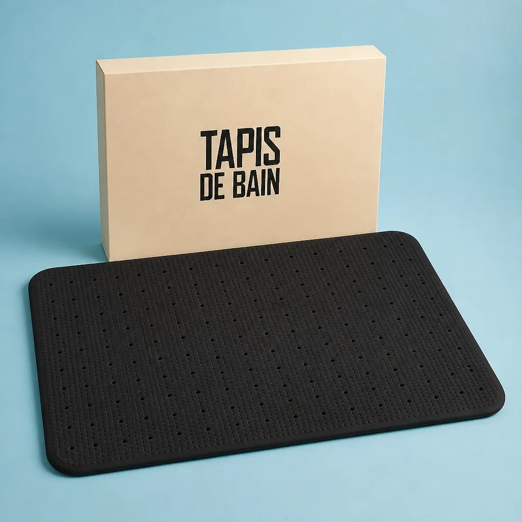 Tapis De Fond De Baignoire Antidérapant Fibre