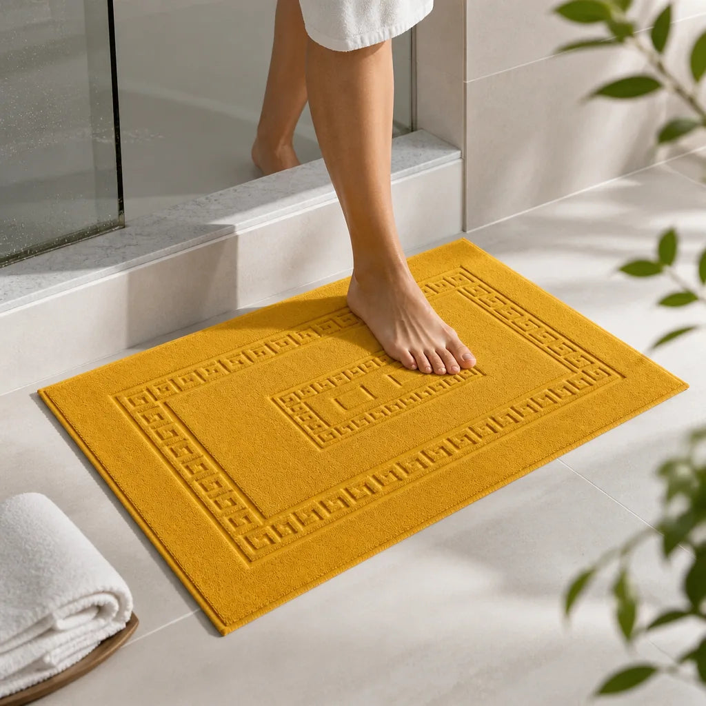 tapis-de-salle-de-bain-jaune