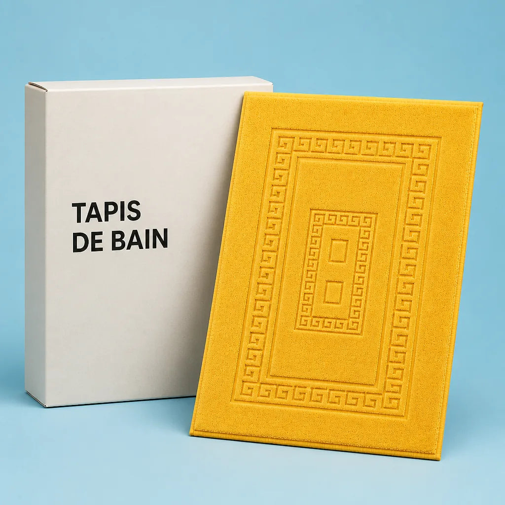 tapis-de-salle-de-bain-jaune