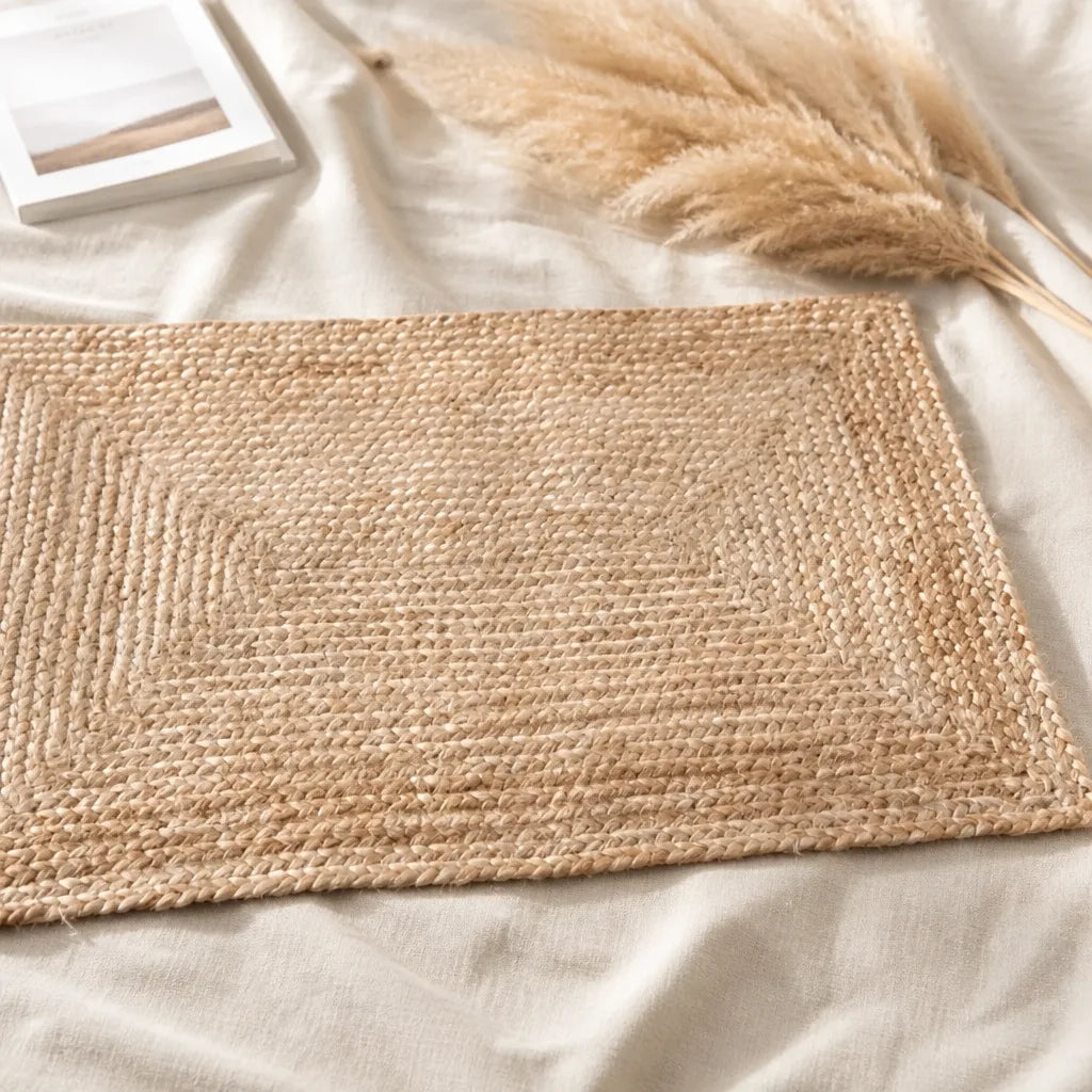 Tapis jute salle de bain