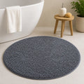 tapis rond salle de bain