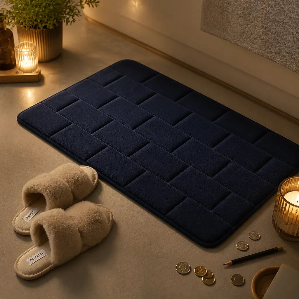 tapis salle de bain contemporain