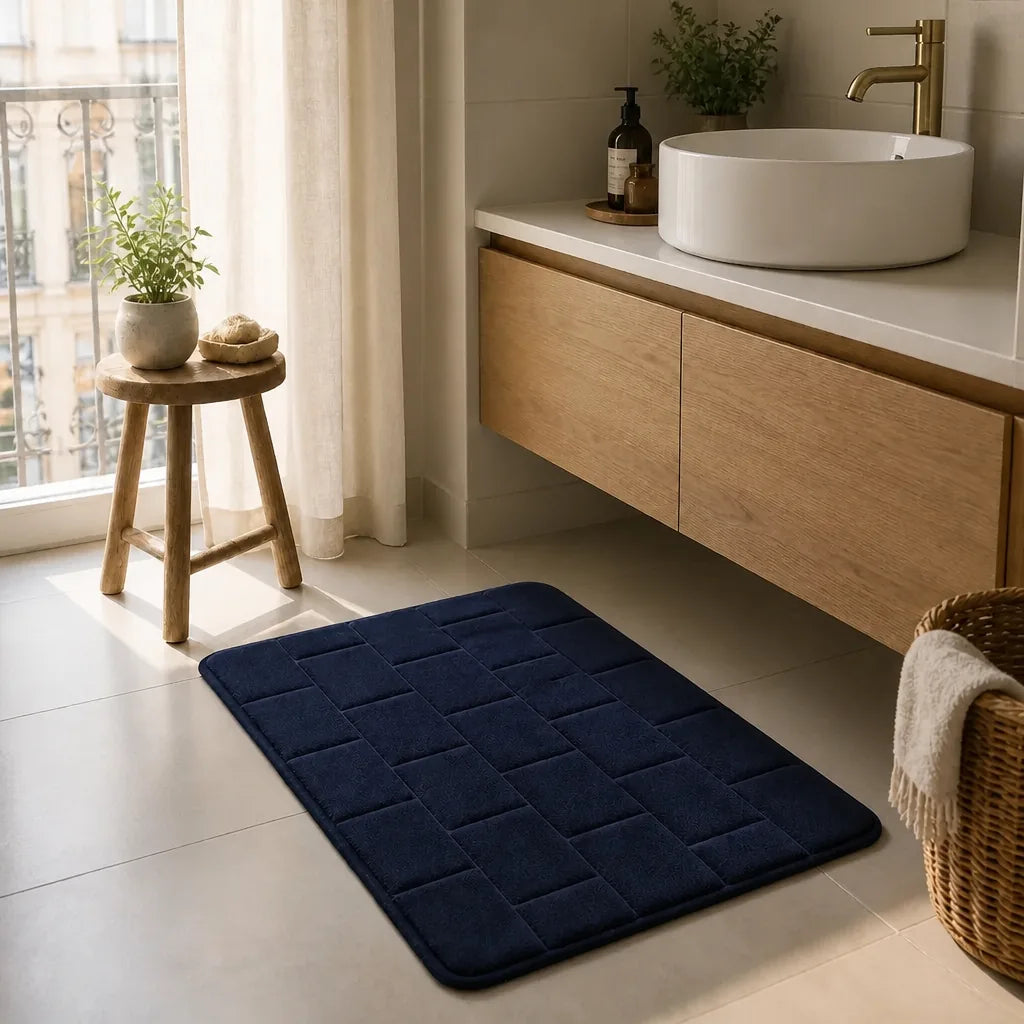 tapis salle de bain contemporain