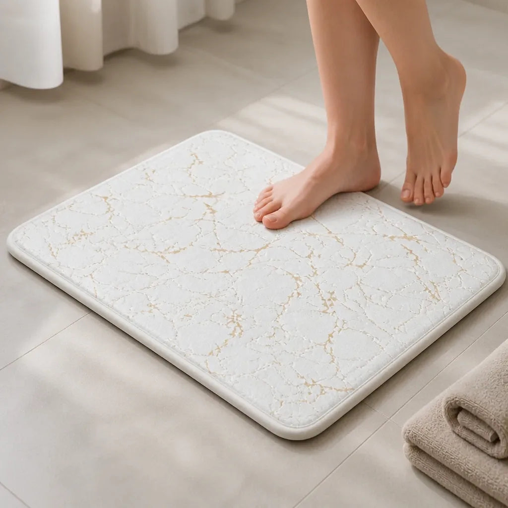 Tapis salle de bain design