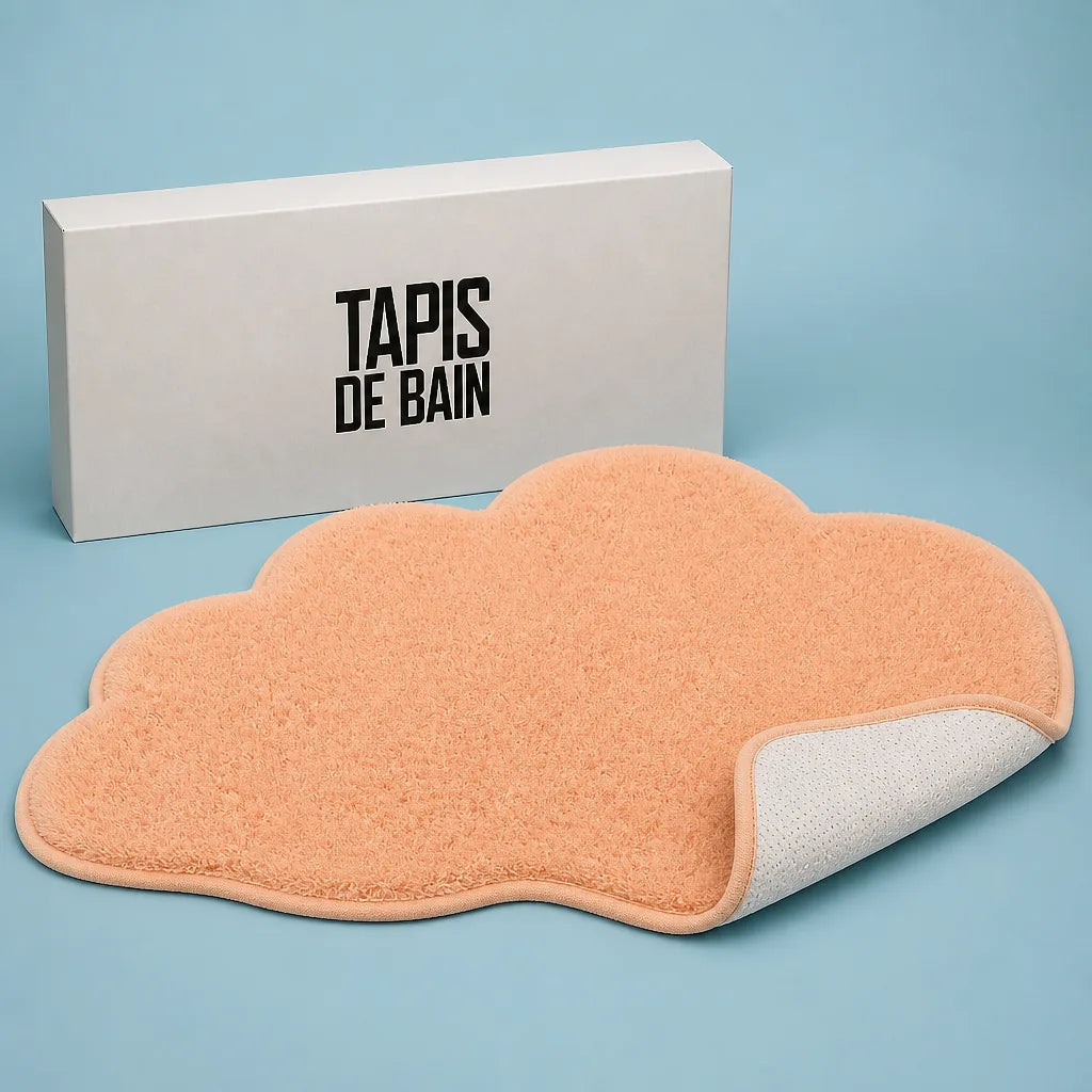 Tapis Salle De Bain Forme Nuage Antidérapant