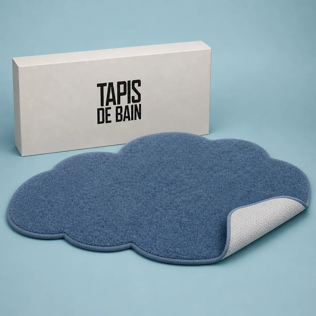 Tapis Salle De Bain Forme Nuage Antidérapant