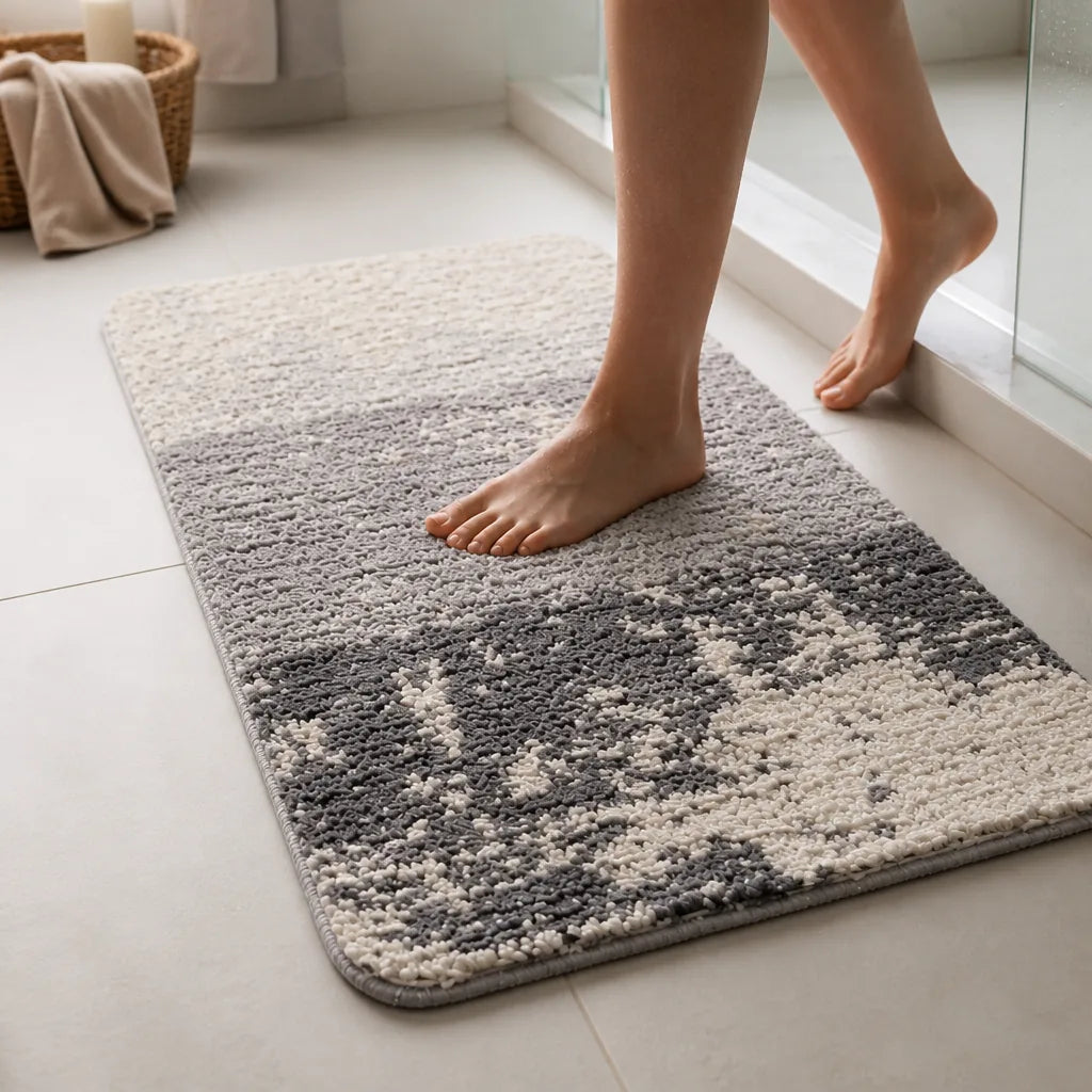 tapis-salle-de-bain-gris-et-blanc