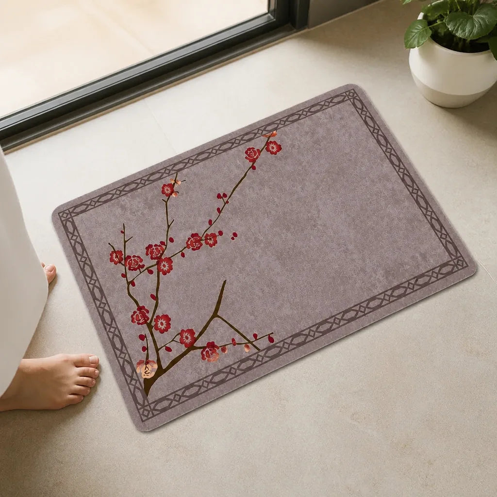 Tapis salle de bain japonais