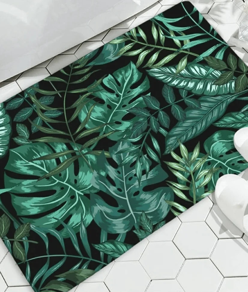 tapis salle de bain jungle 1