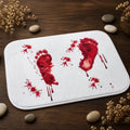 Tapis salle de bain sang