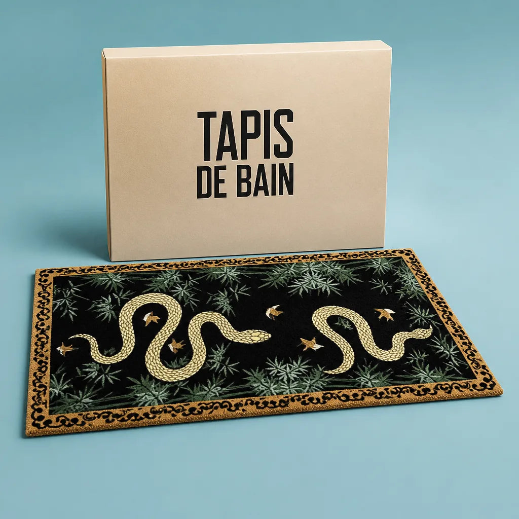 Tapis Salle De Bain Zen Bambou